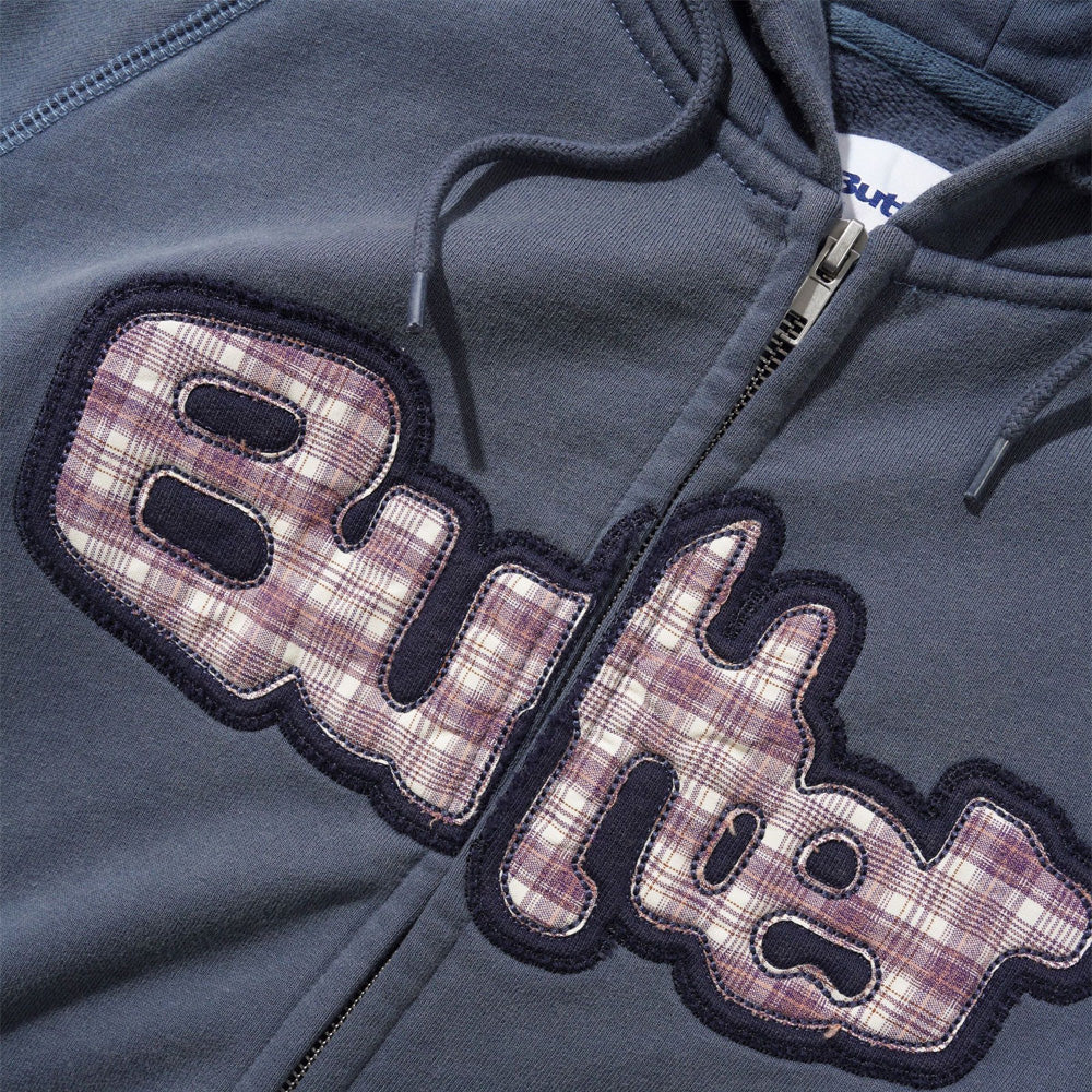 Stretch Zip-Thru Hood - Washed Navy
