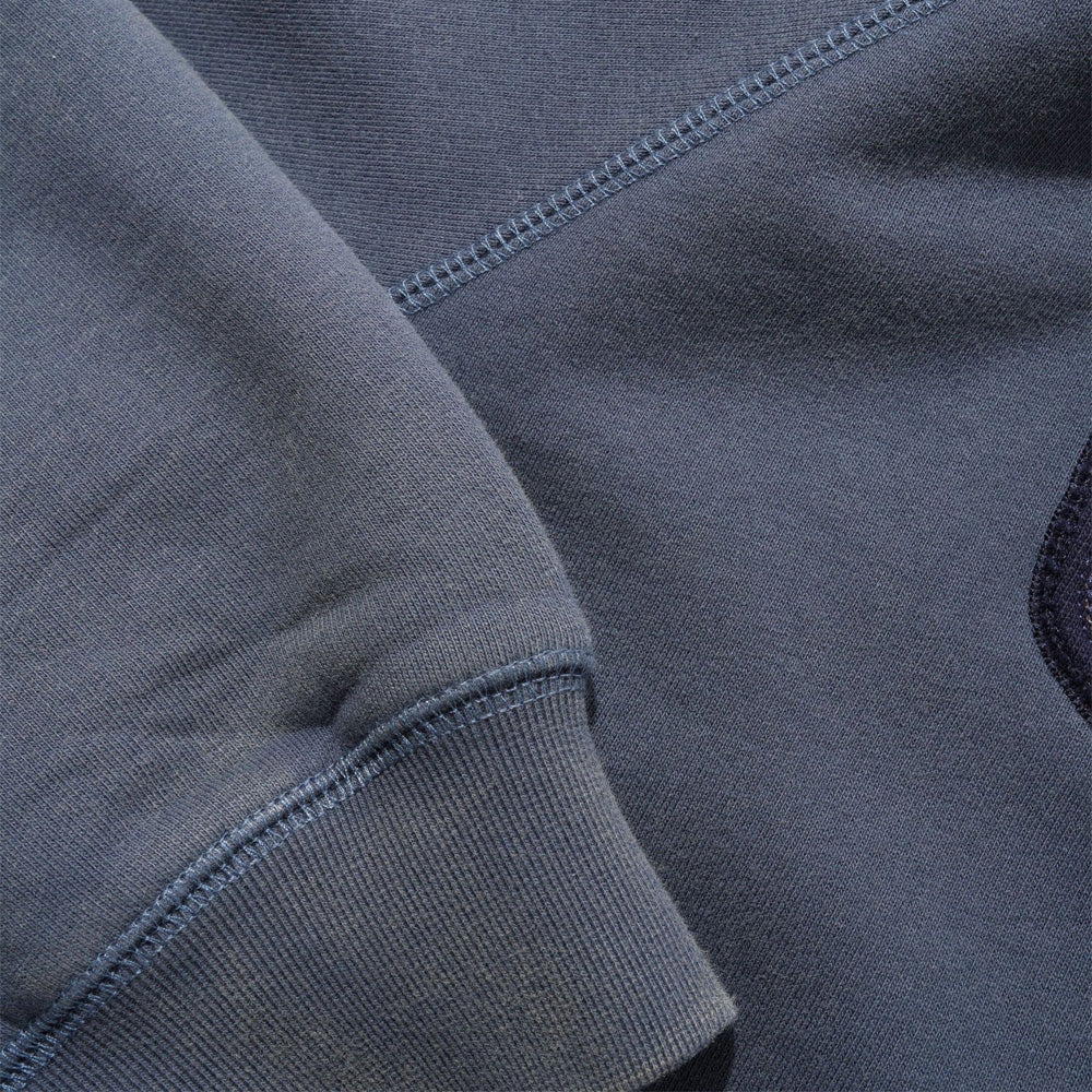 Stretch Zip-Thru Hood - Washed Navy