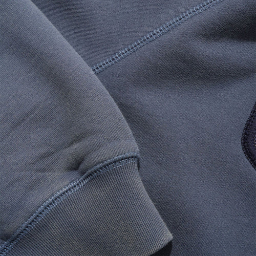 Stretch Zip-Thru Hood - Washed Navy