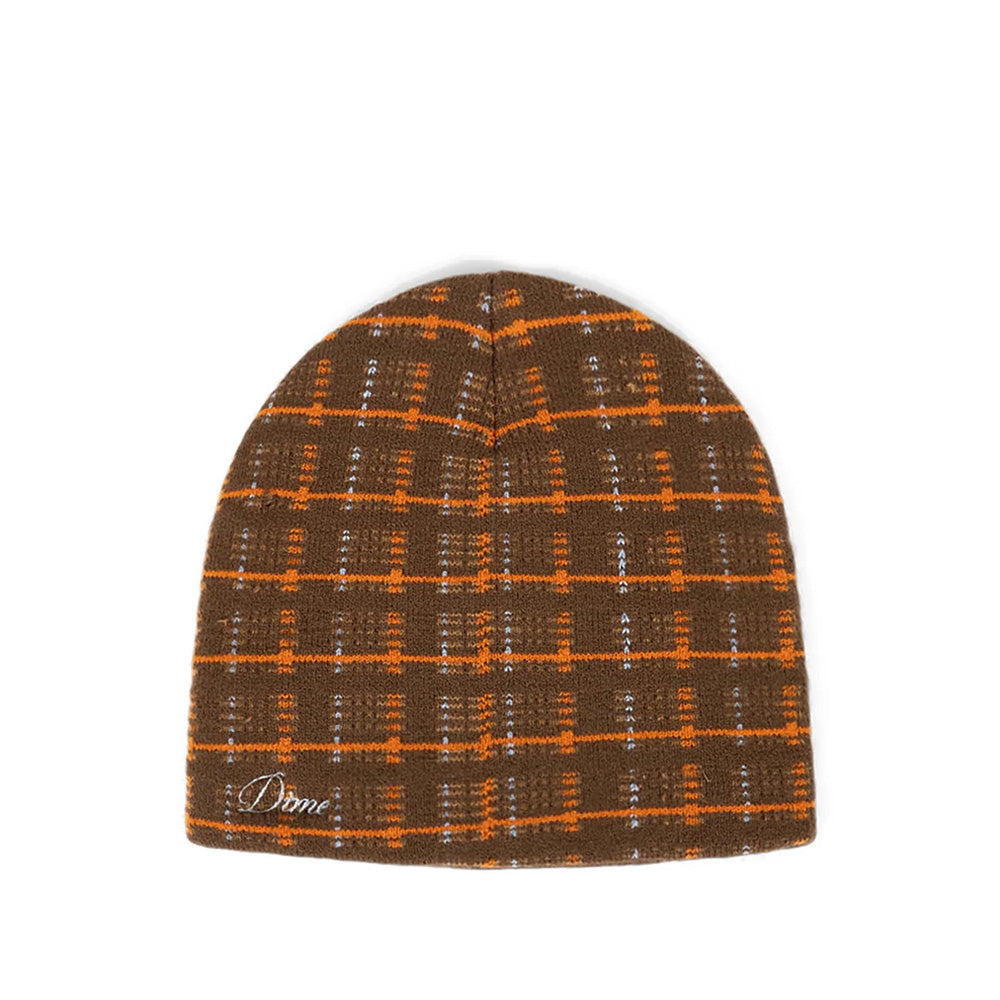 Super Plaid Skully - Brown Multi