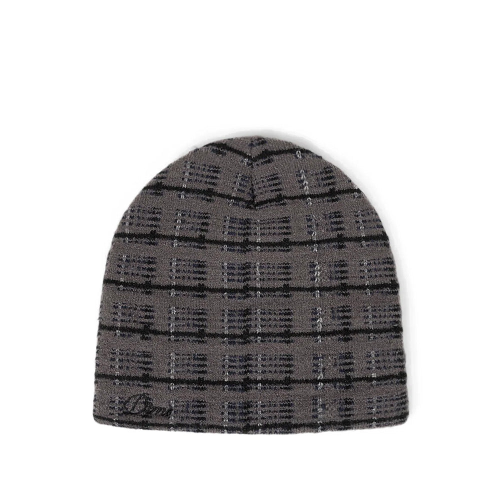 Super Plaid Skully - Charcoal