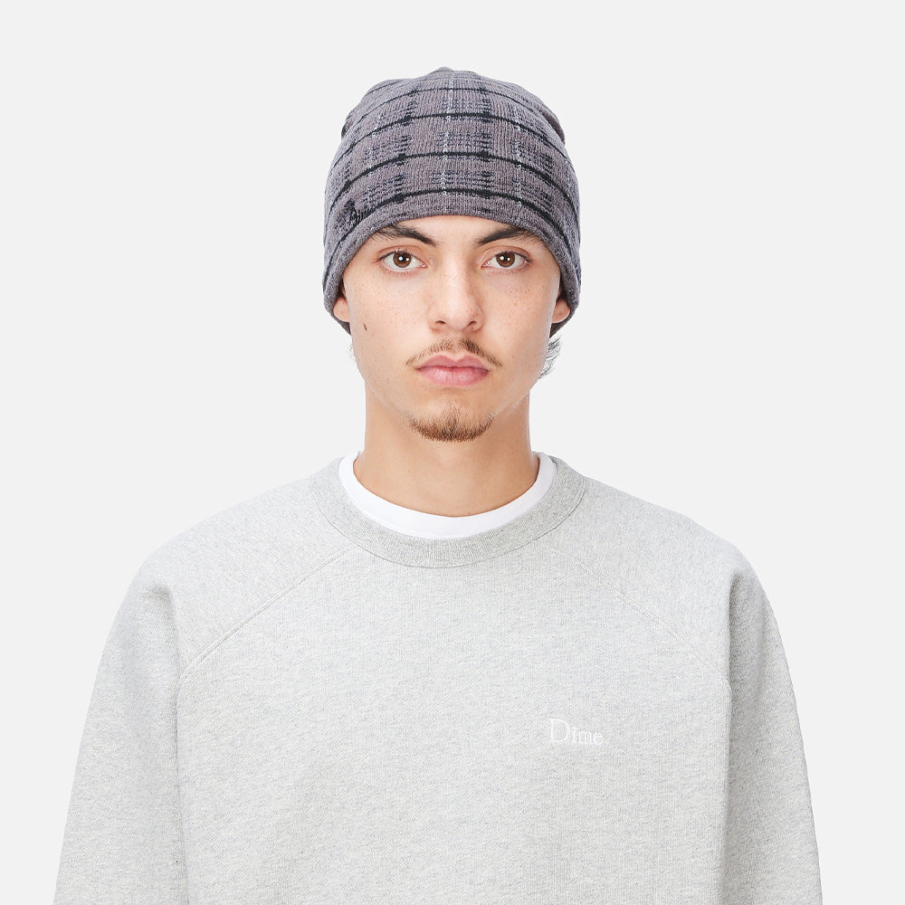 Super Plaid Skully - Charcoal