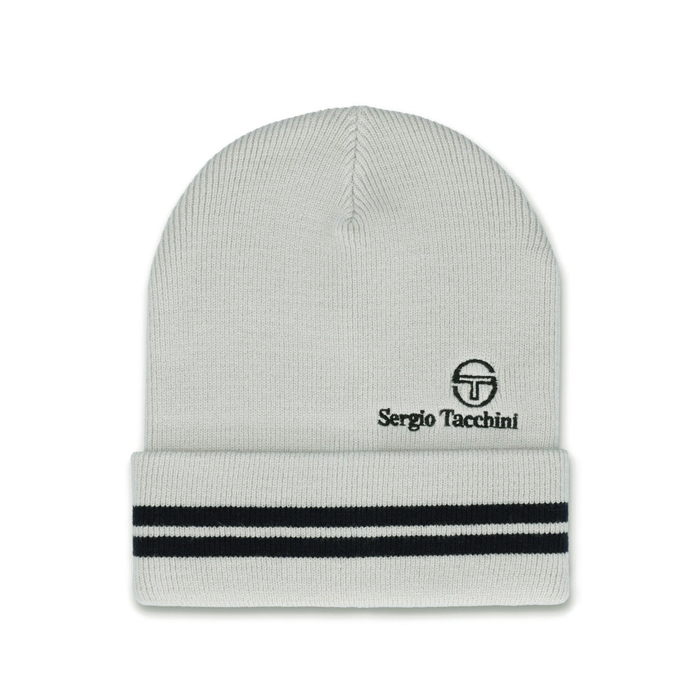 Surgis Jacquard Striped Beanie  - Peyote/Maritime Blue