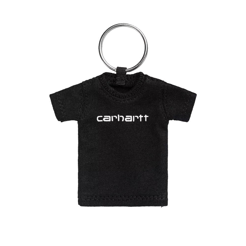 Mini Script T-Shirt Keychain - Black