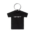 Mini Script T-Shirt Keychain - Black
