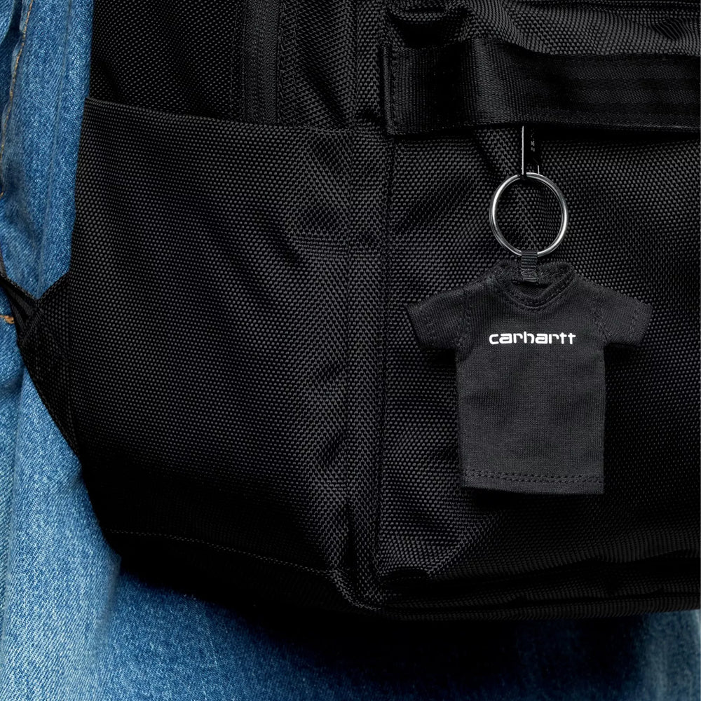 Mini Script T-Shirt Keychain - Black