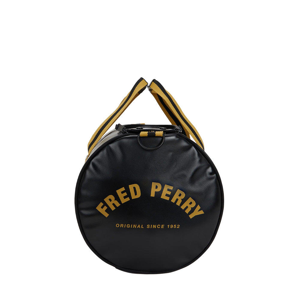 Tipped Classic Barrel Bag - Black/Gold