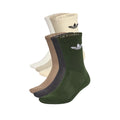 Trefoil Cushion Crew Socks 6 - Cloud/White