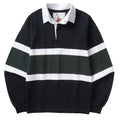Classic Rugby Shirt - Black Tri-Stripe