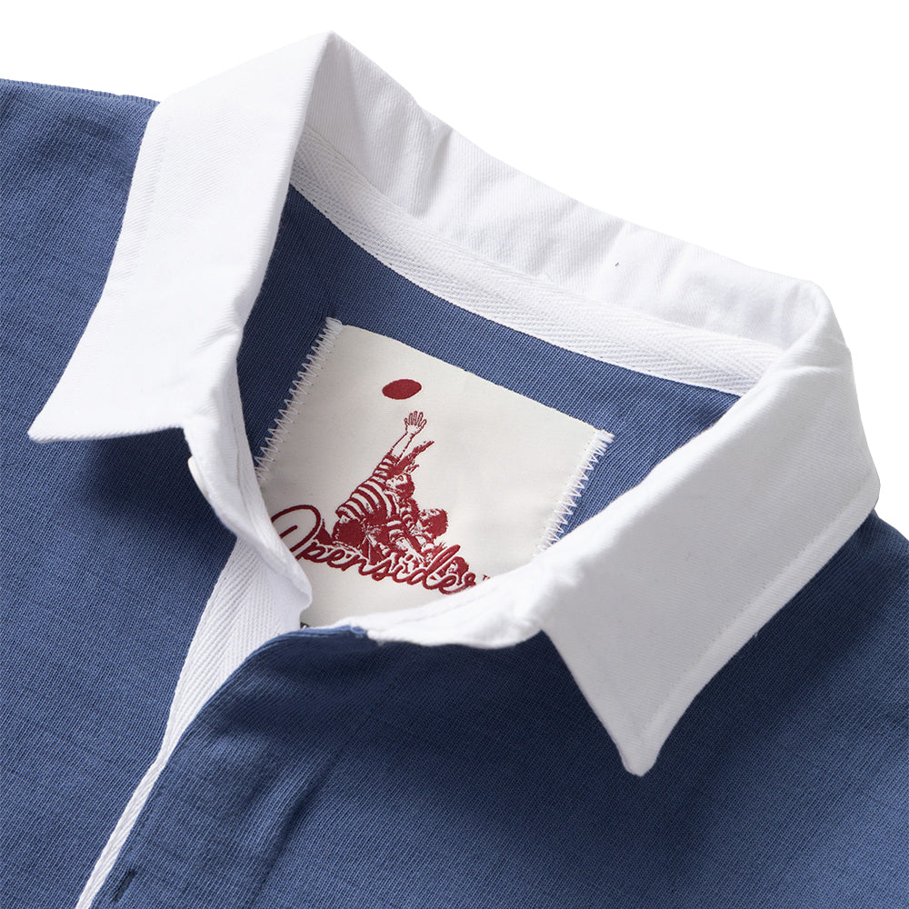 Classic Rugby Shirt - Blue Tri-Stripe
