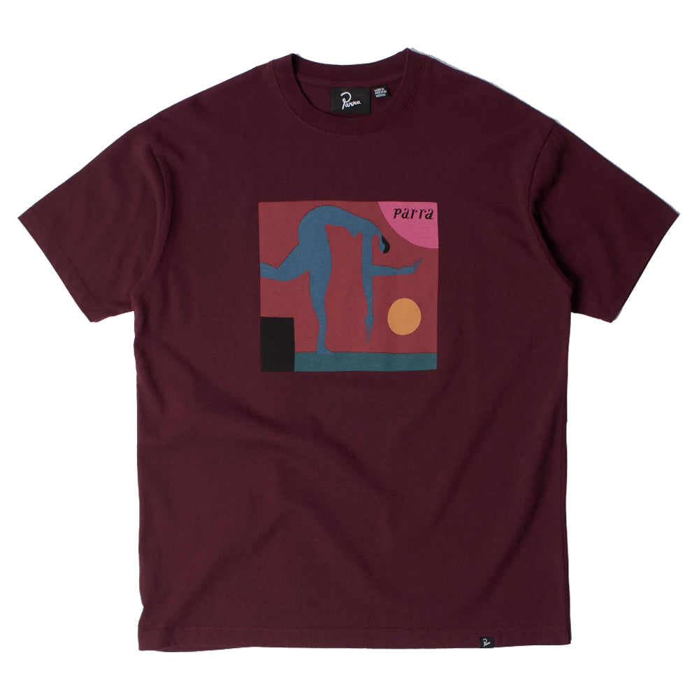 Tripped Up T-Shirt  - Dark Red