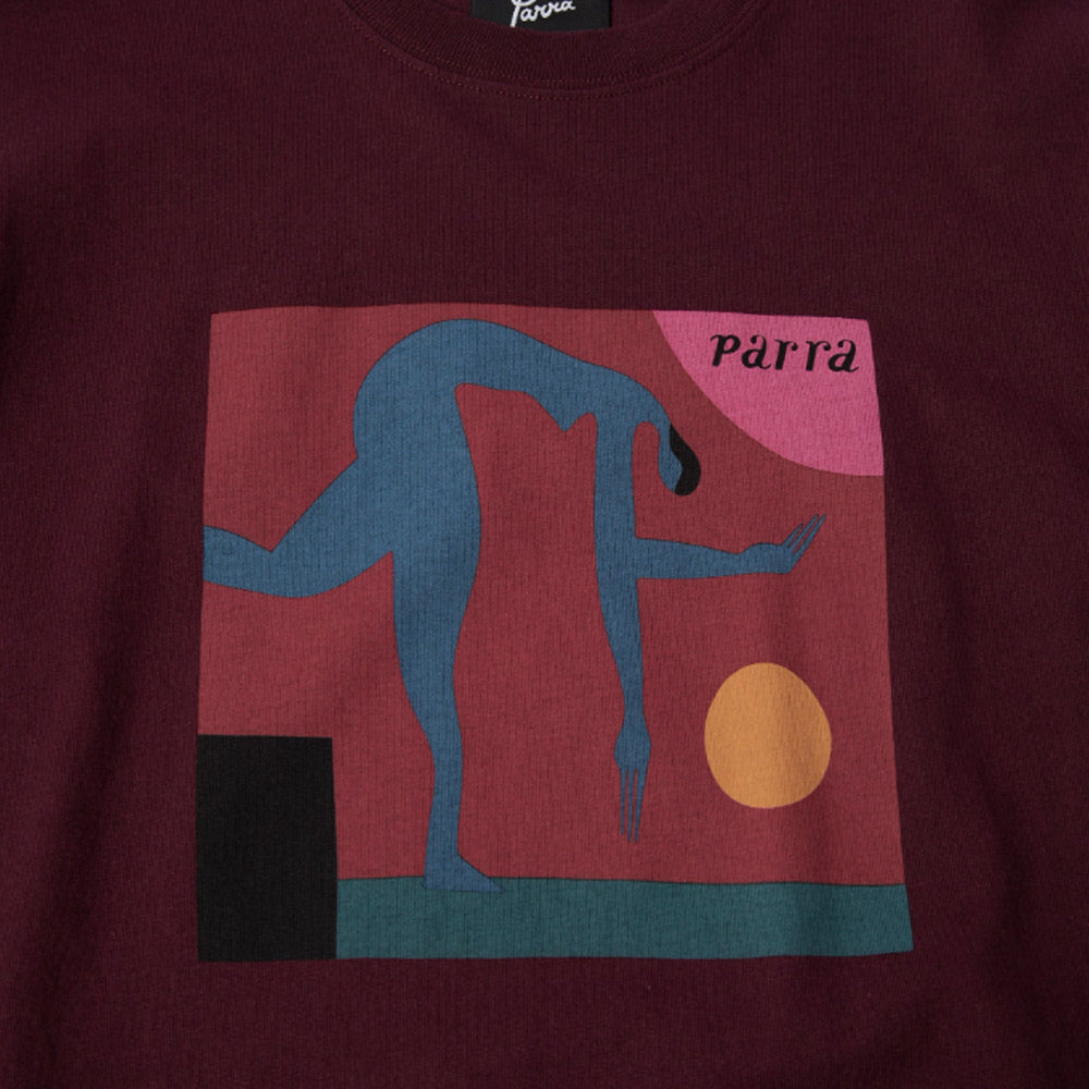 Tripped Up T-Shirt  - Dark Red
