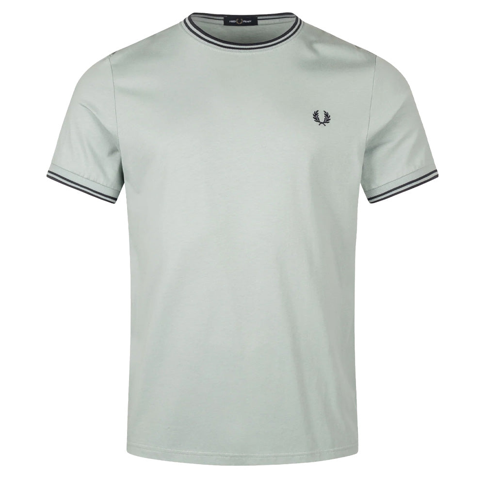 Twin Tipped T-Shirt - Silver Blue/Dark Airforce