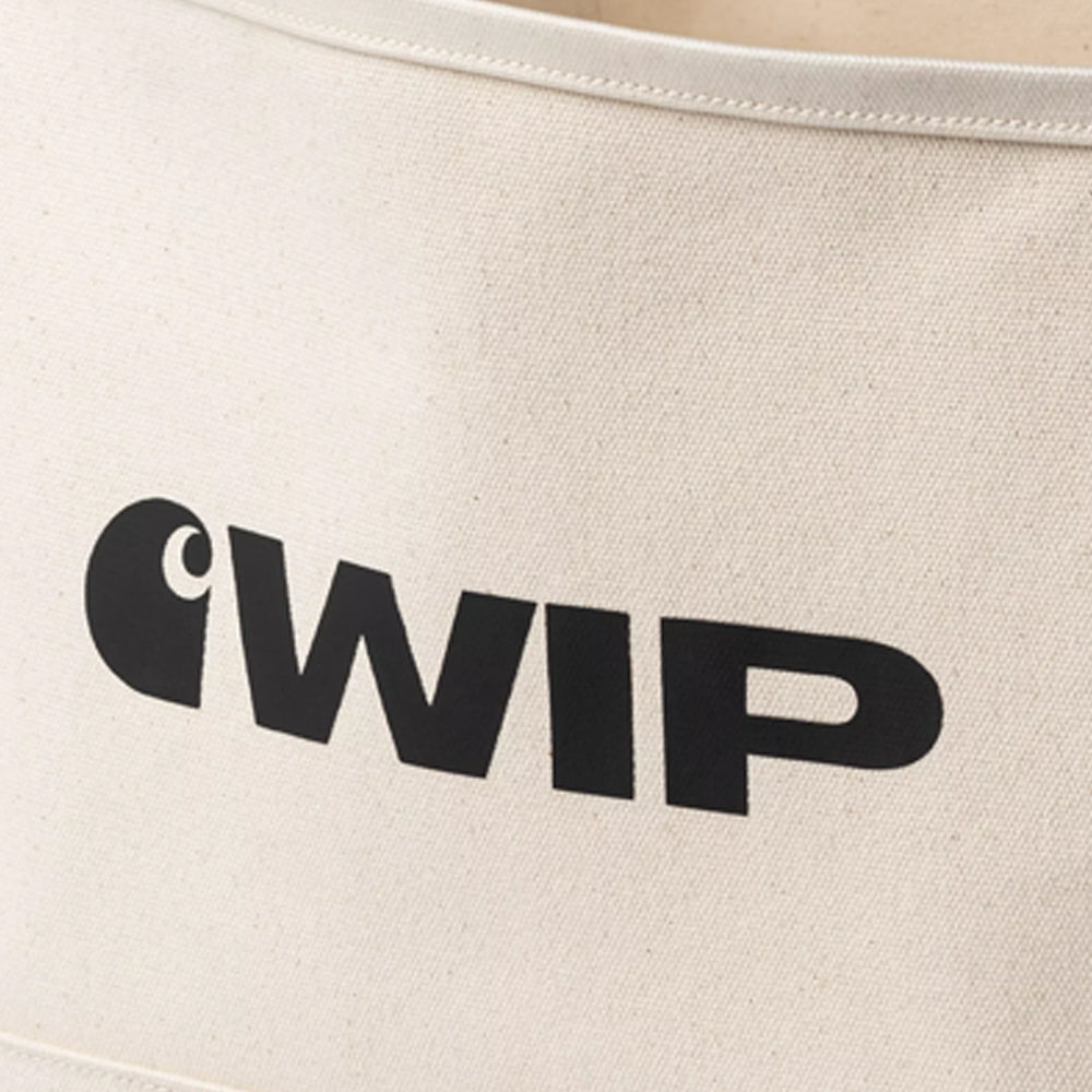 WIP Magazine Canvas Basket - Natural