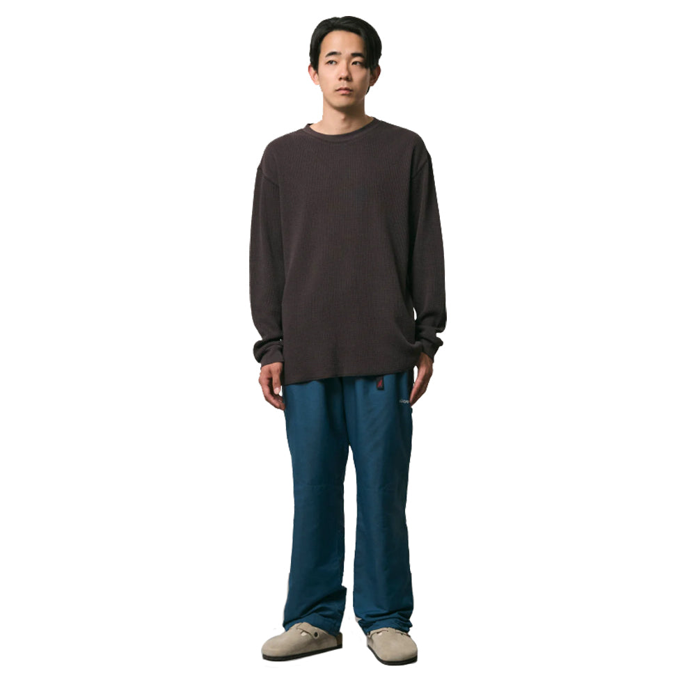 Waffle Crew Pullover - Fossil Pigment