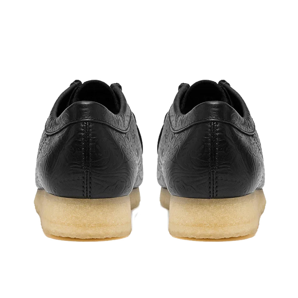 Wallabee Leather - Black/Embossed