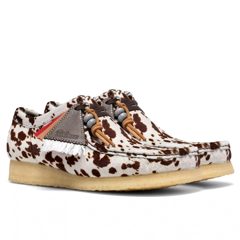 Wallabee - Brown Cow Print