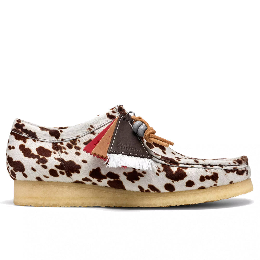 Wallabee - Brown Cow Print