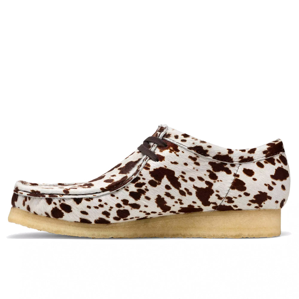 Wallabee - Brown Cow Print