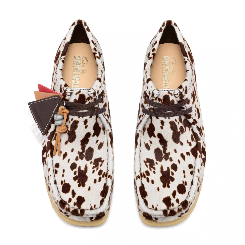 Wallabee - Brown Cow Print
