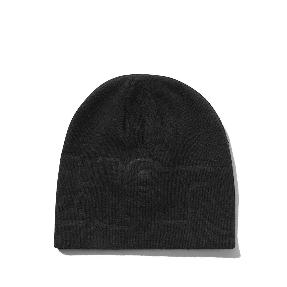 Warped Skully Beanie - Black