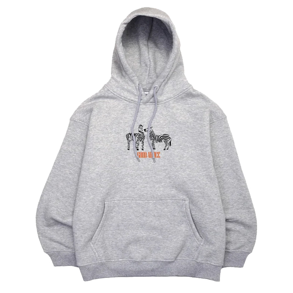 Zebra Hood - Sports Grey