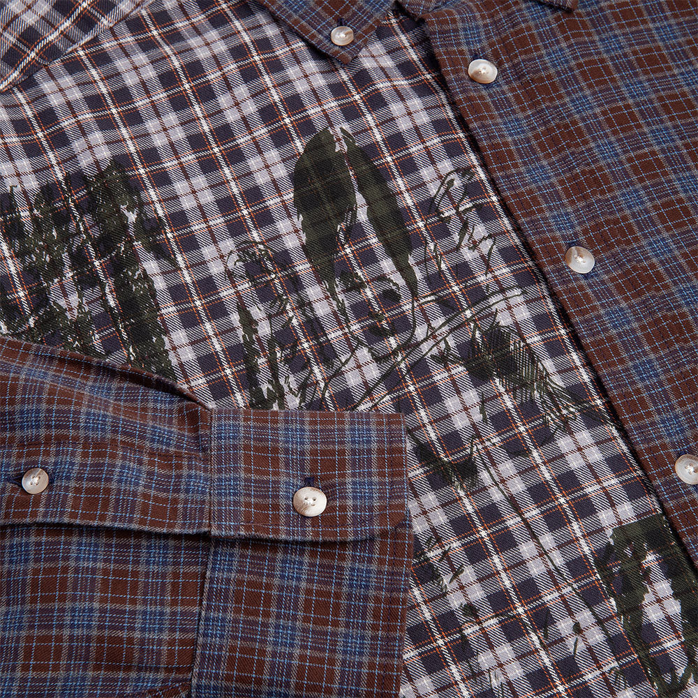 Violin Long Sleeve Shirt - Graphite/Blue